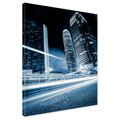 Obraz na płótnie - miasto, noc, budynki