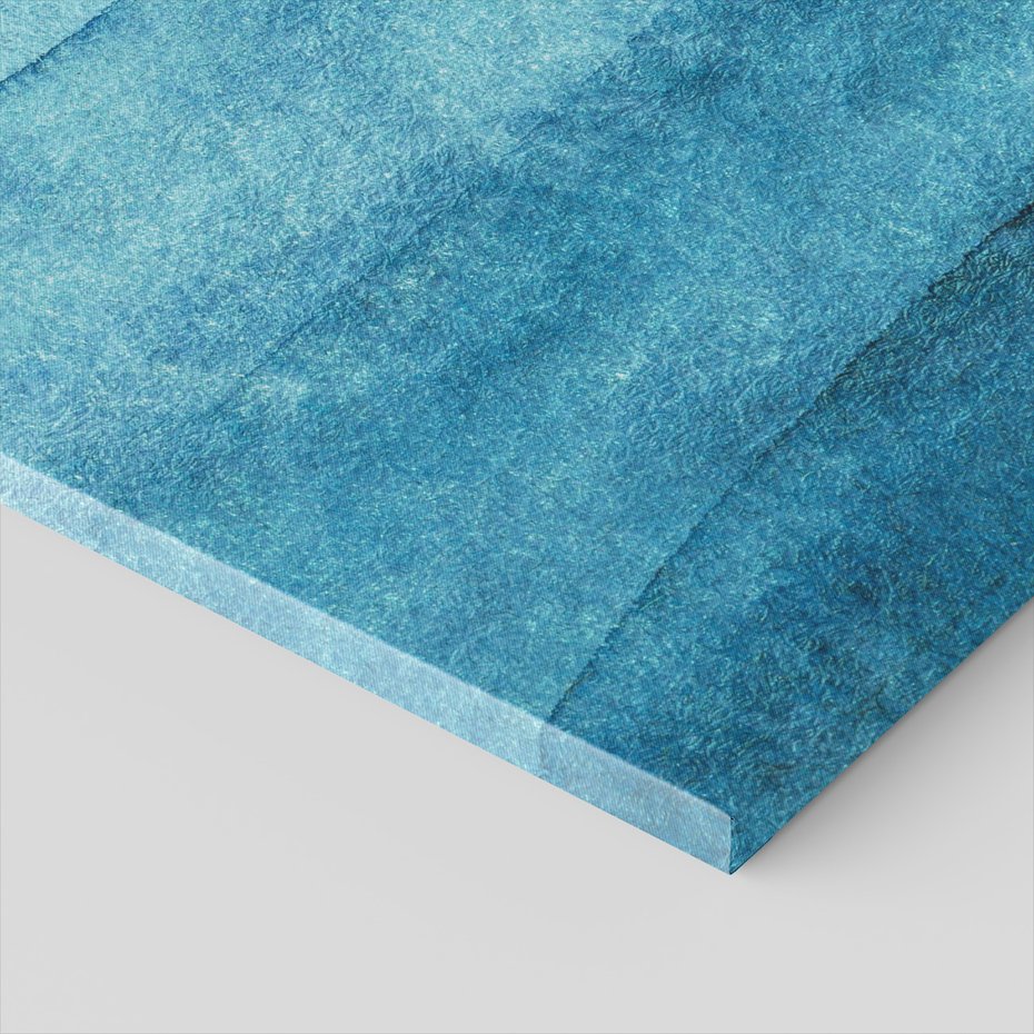 Obraz na płótnie - abstrakcja, gradient, niebieski