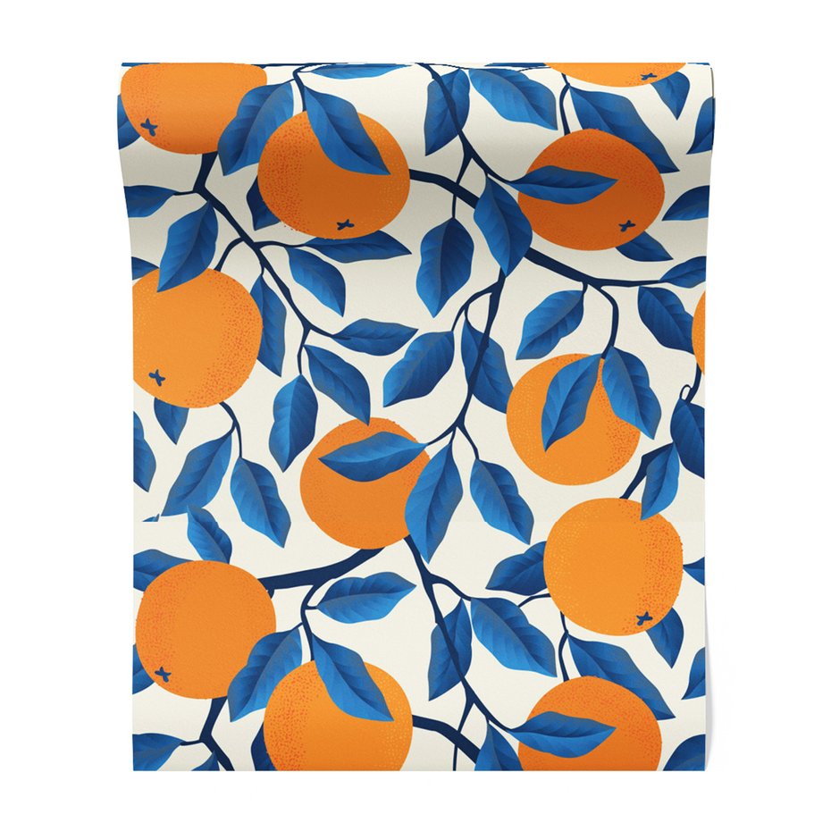 Tapeta - owoce, liście, gałęzie