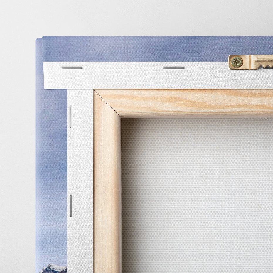 Obraz na płótnie - góry, jezioro, krajobraz