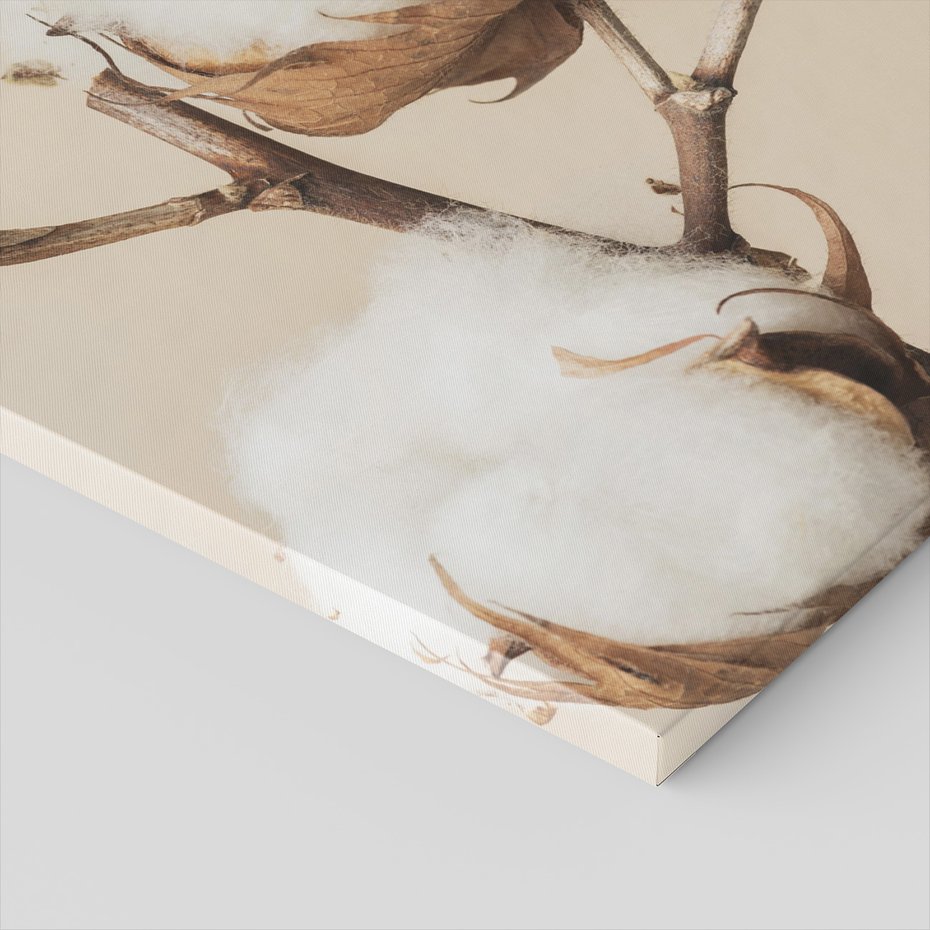 Obraz na płótnie - bawełna, roślina, natura