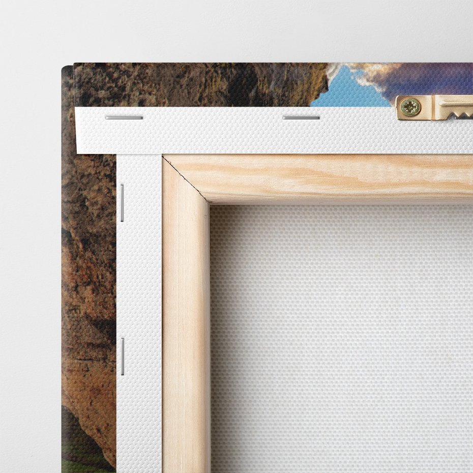 Obraz na płótnie - wodospad, krajobraz, natura