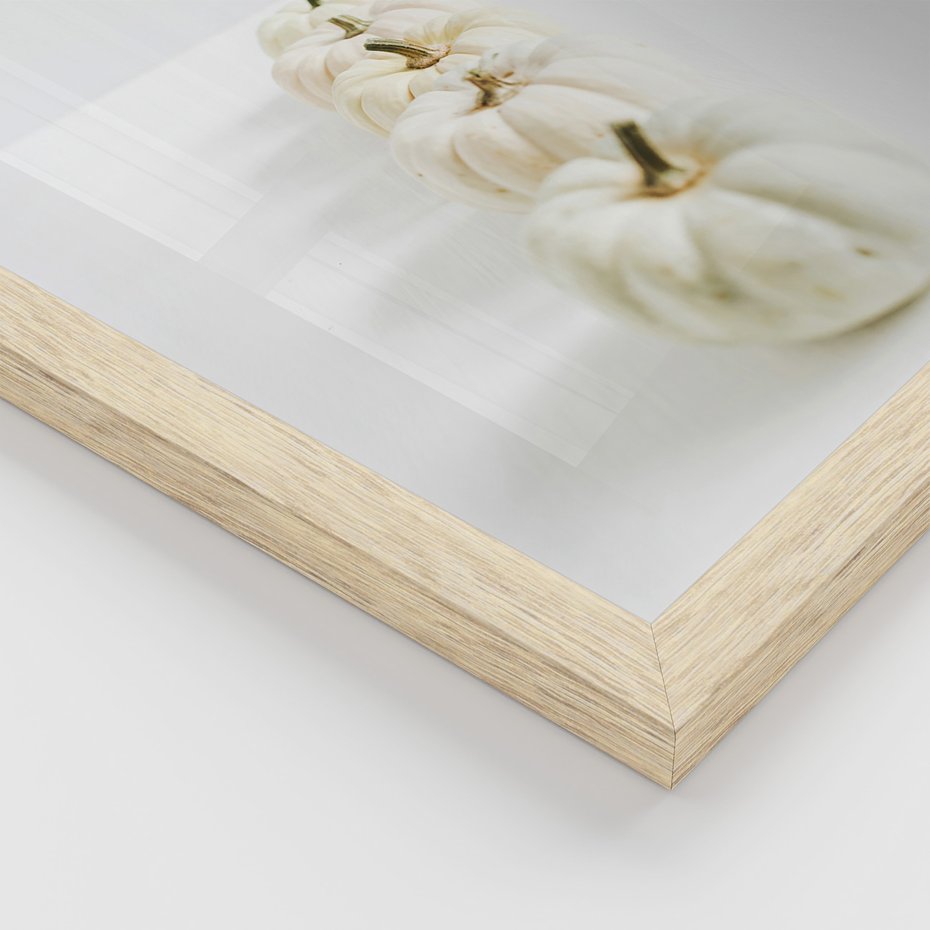 Zestaw obrazy w ramie, plakaty - dynie, jesień, dekoracje - rama drewno