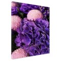 Obraz na płótnie - kwiaty, fioletowy, bukiet