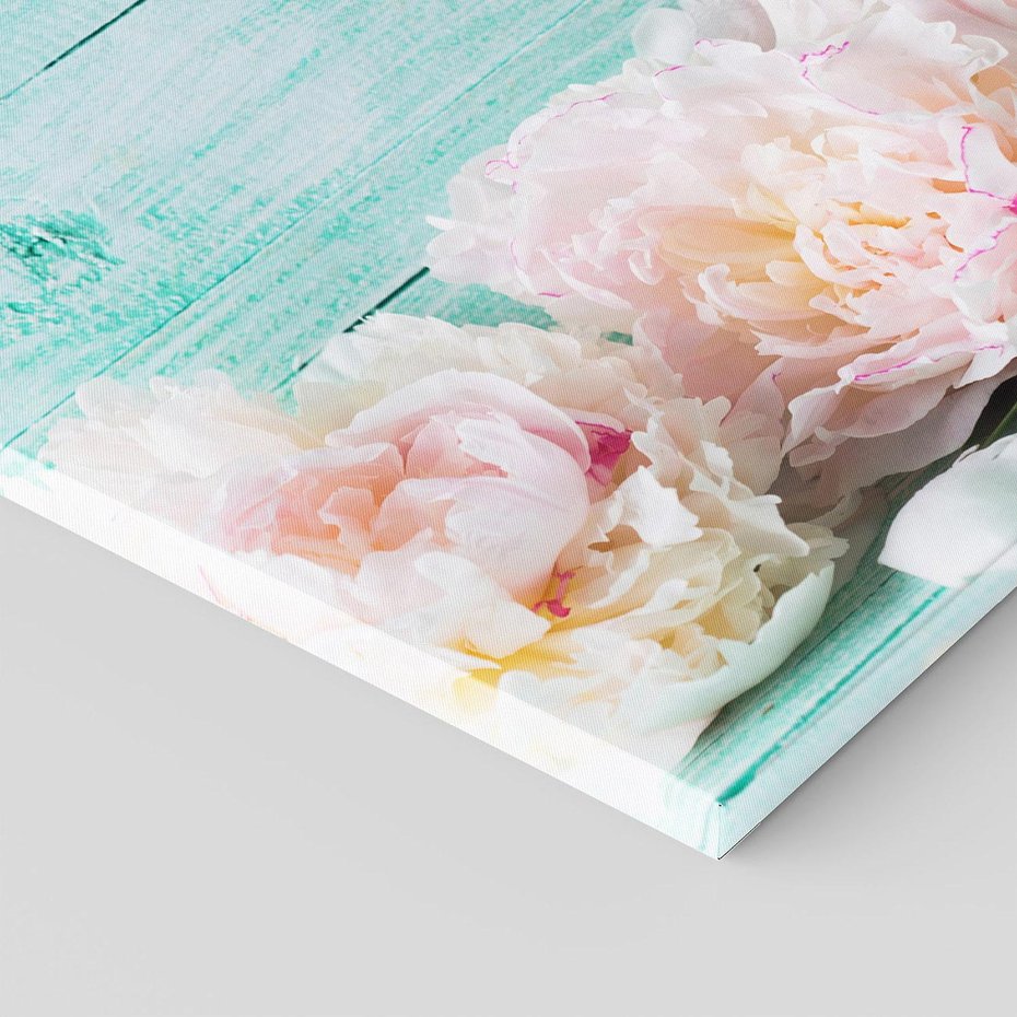 Obraz na płótnie - kwiaty, piwonie, pastelowe