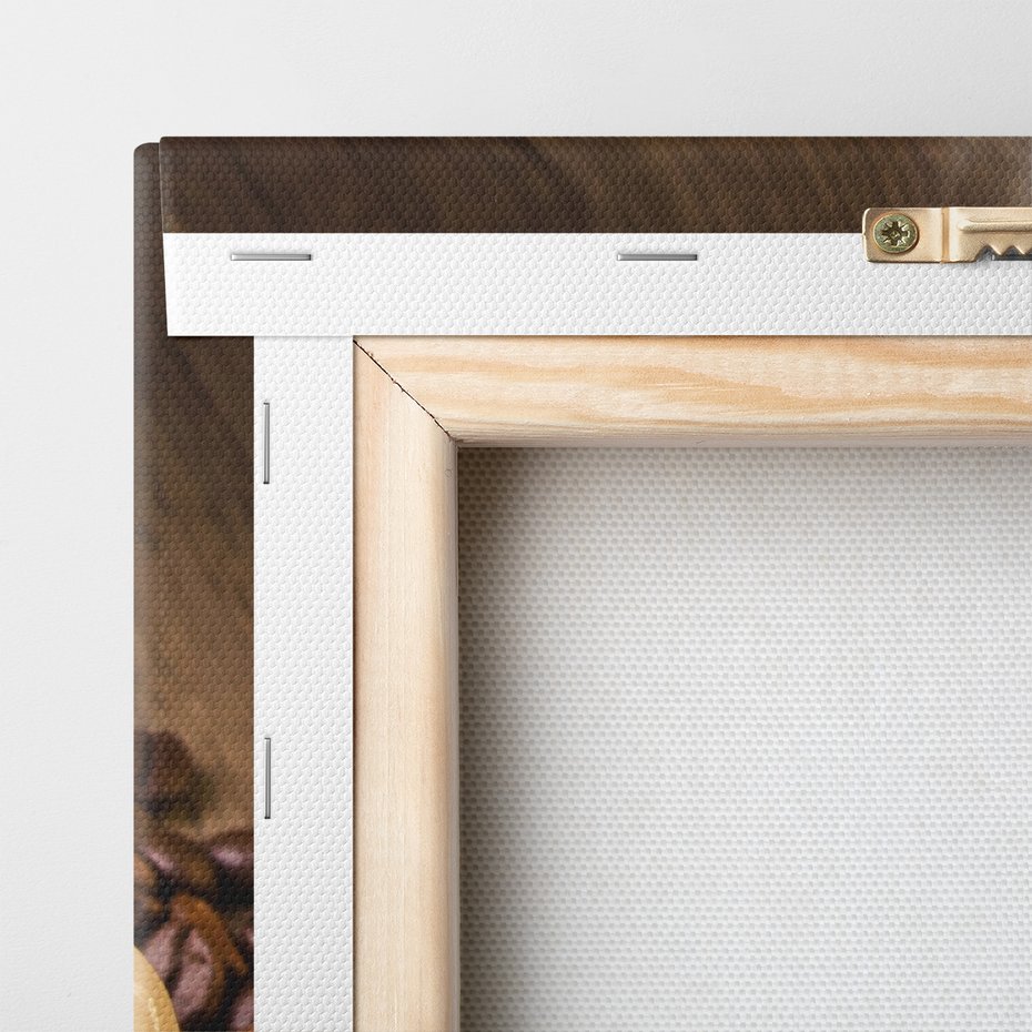 Obraz na płótnie - kawa, ziarna, cynamon