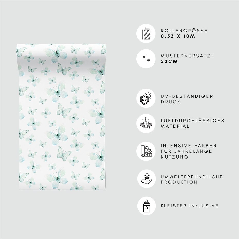 Tapeta - motyle, wzór, ilustracja