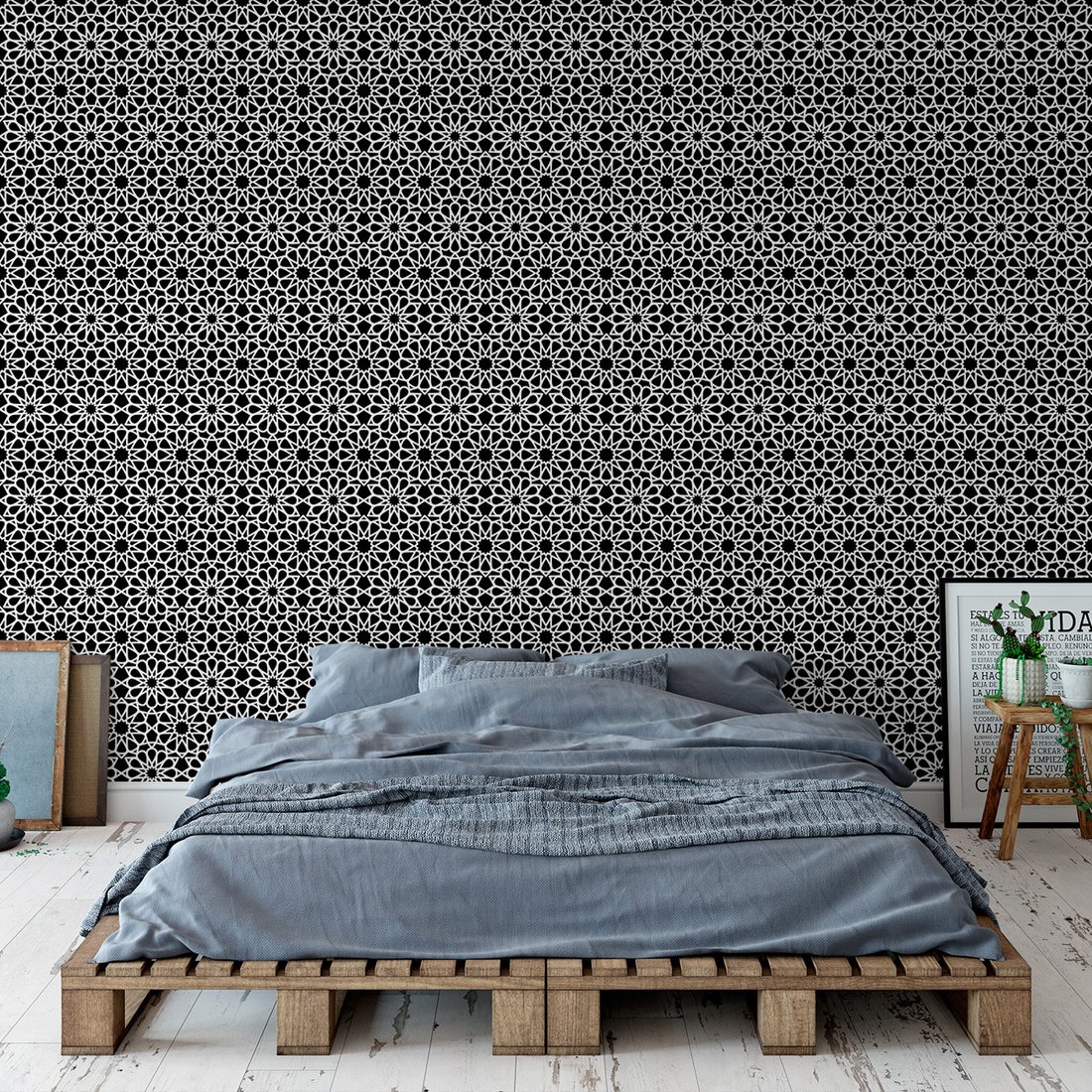 Tapeta - geometria, ornament, powtarzalność