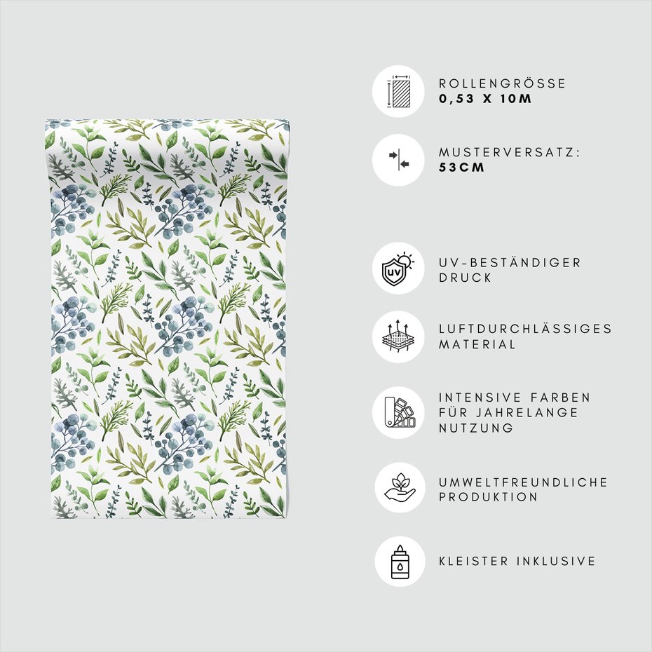 Tapeta - liście, gałązki, jagody