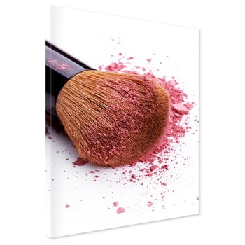 Obraz na płótnie - pędzel, puder, makijaż