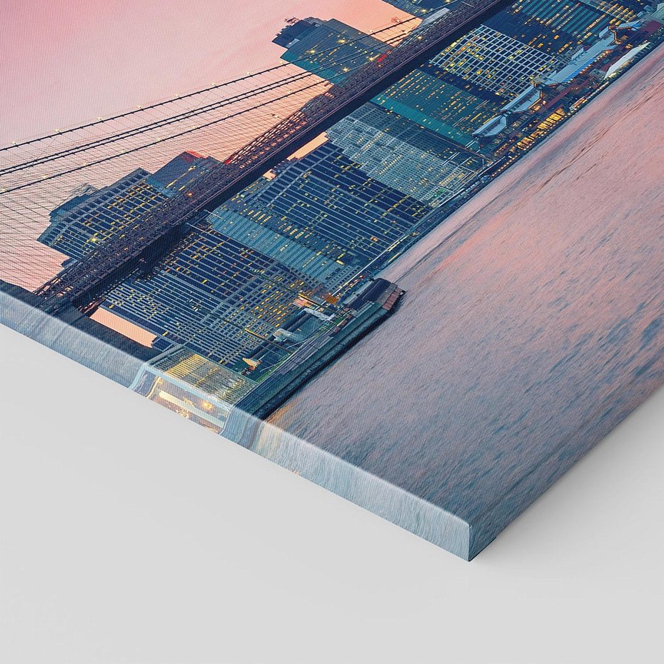 Obraz na płótnie - miasto, most, woda