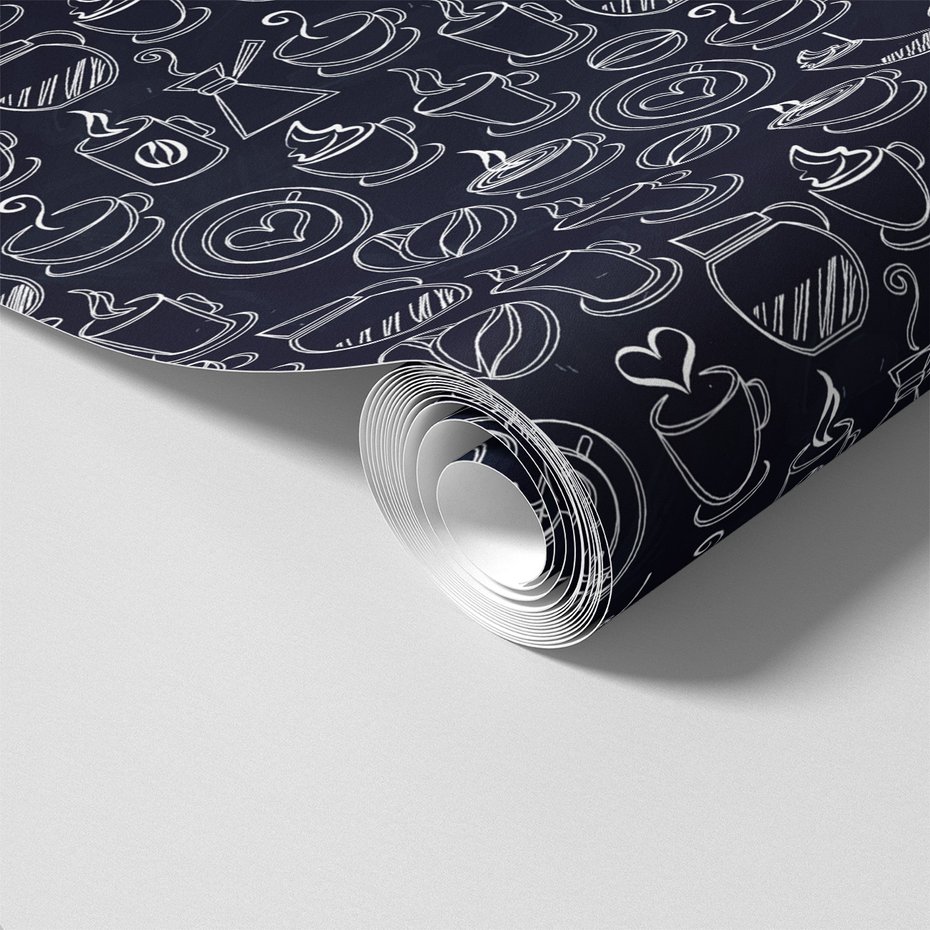 Tapeta - kawa, filiżanka, ziarno