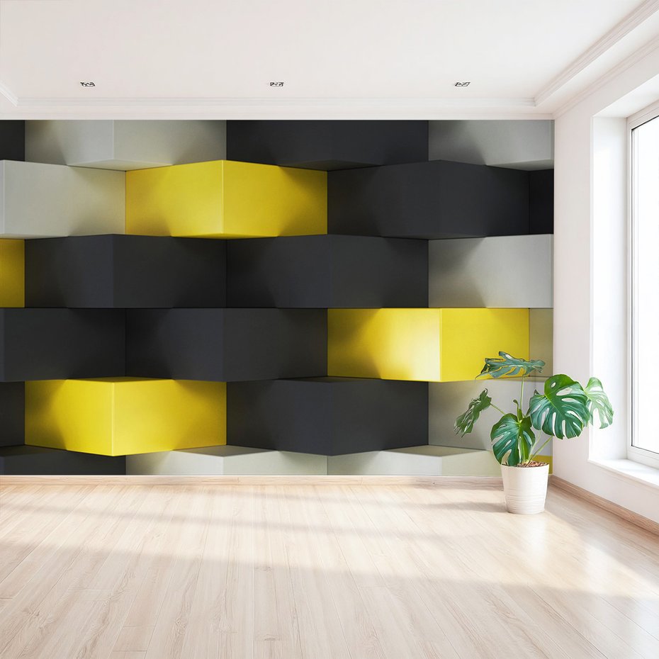 Fototapeta - abstrakcja, kostki, geometria