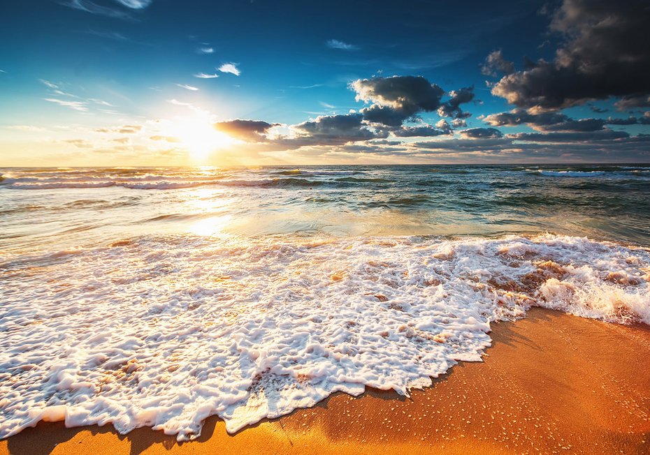 Fototapeta - plaża, morze, woda