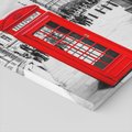 Obraz na płótnie - Londyn, budka telefoniczna, Big Ben