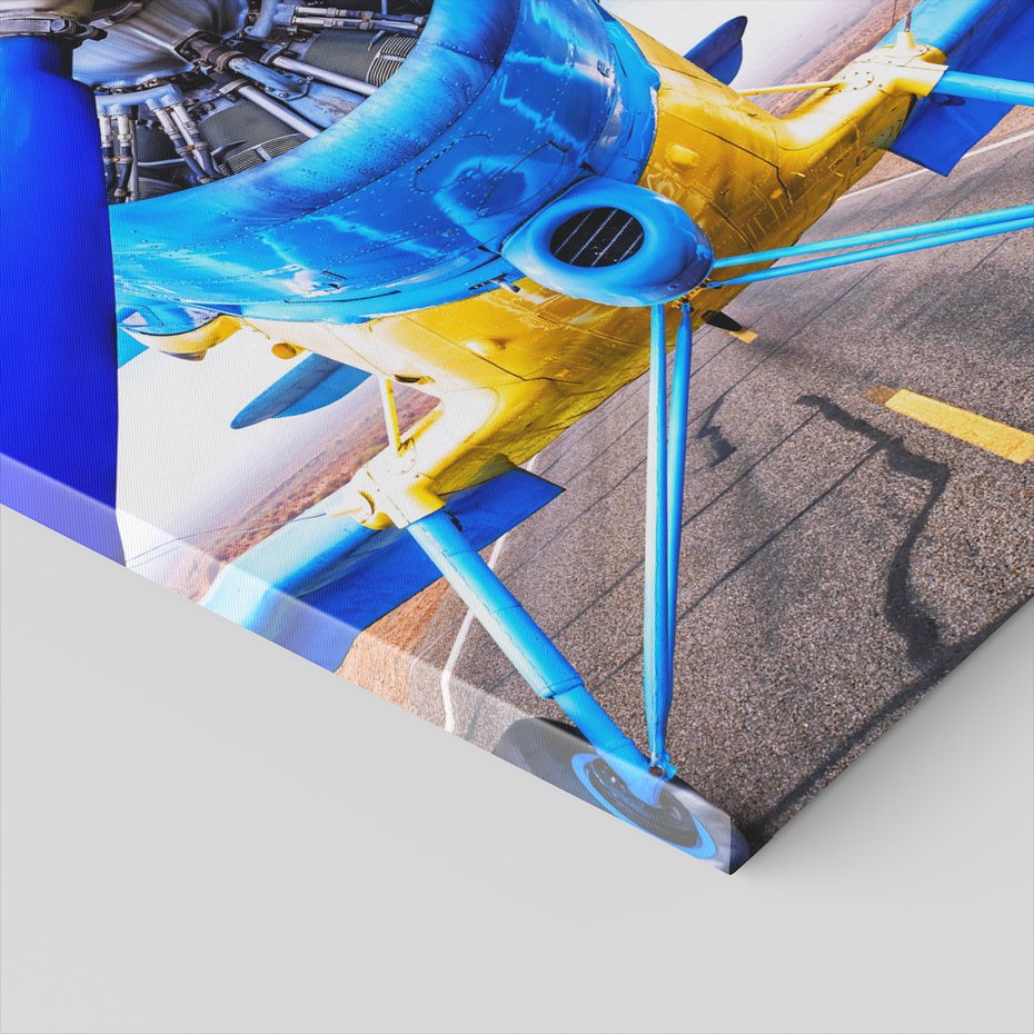 Obraz na płótnie - samolot, niebo, silnik