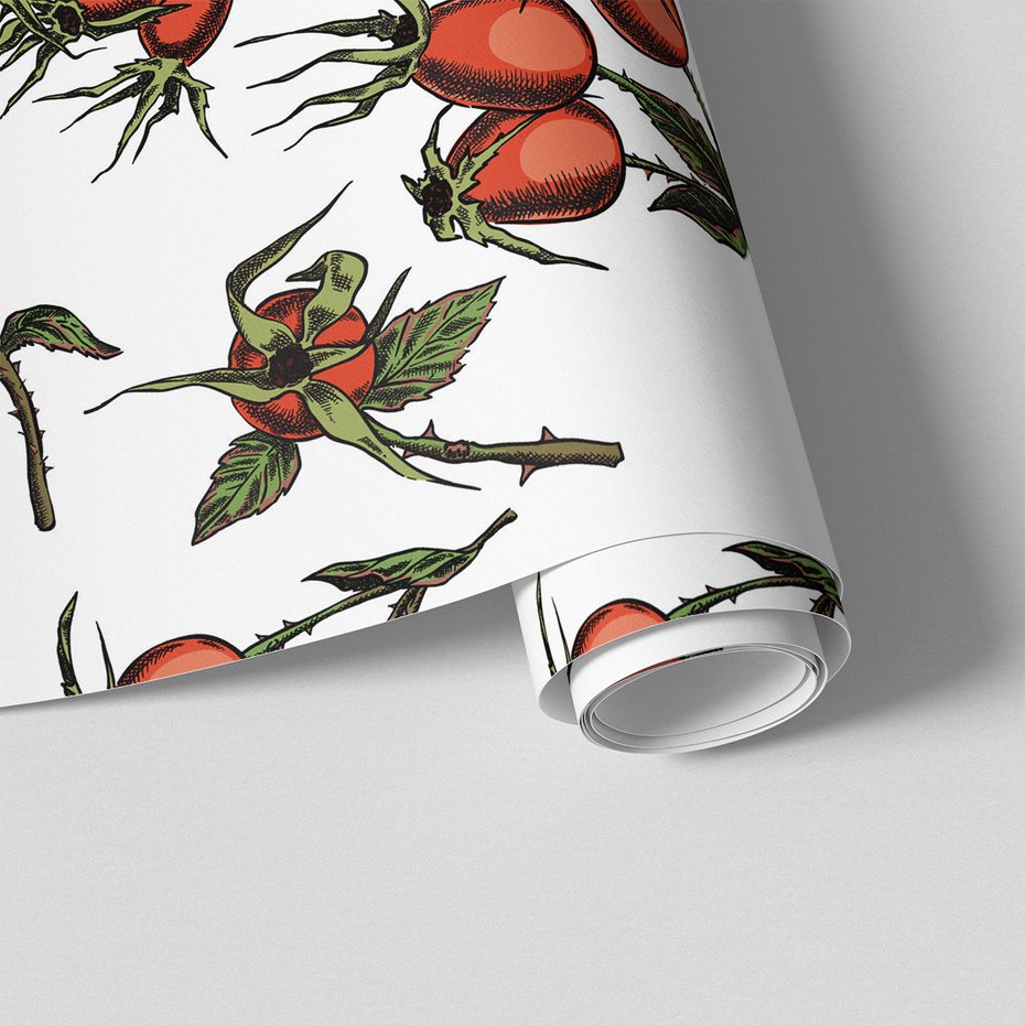 Tapeta - owoce, liście, natura