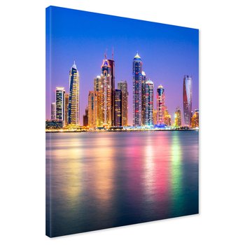 Obraz na płótnie - miasto, budynki, woda