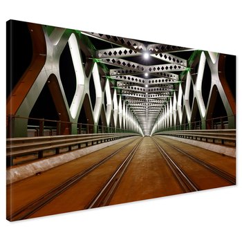 Obraz na płótnie - most, architektura, noc