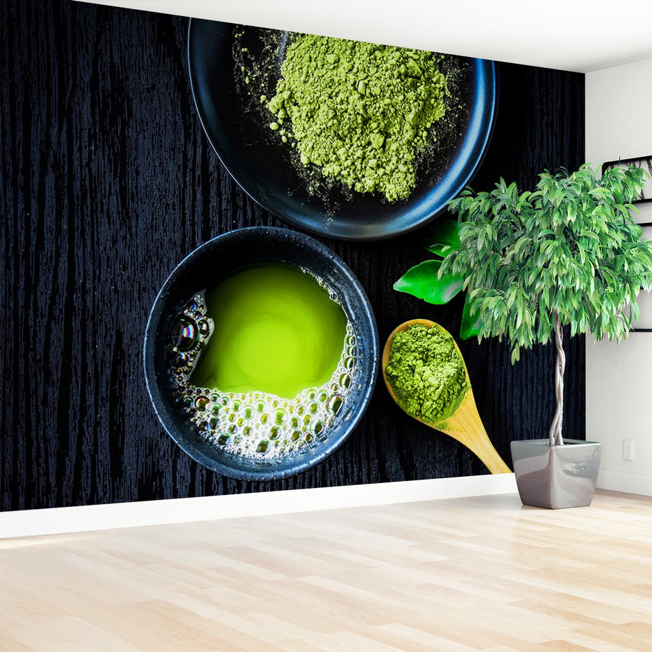 Fototapeta - matcha, herbata, napój