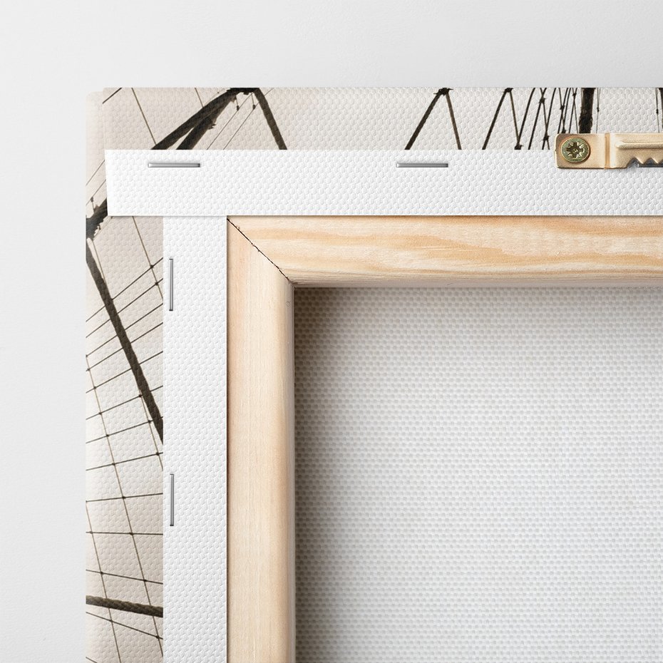 Obraz na płótnie - most, architektura, liny