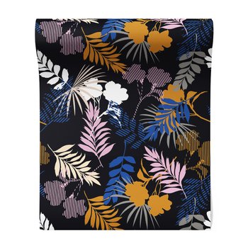 Tapeta - liście, kwiaty, tło