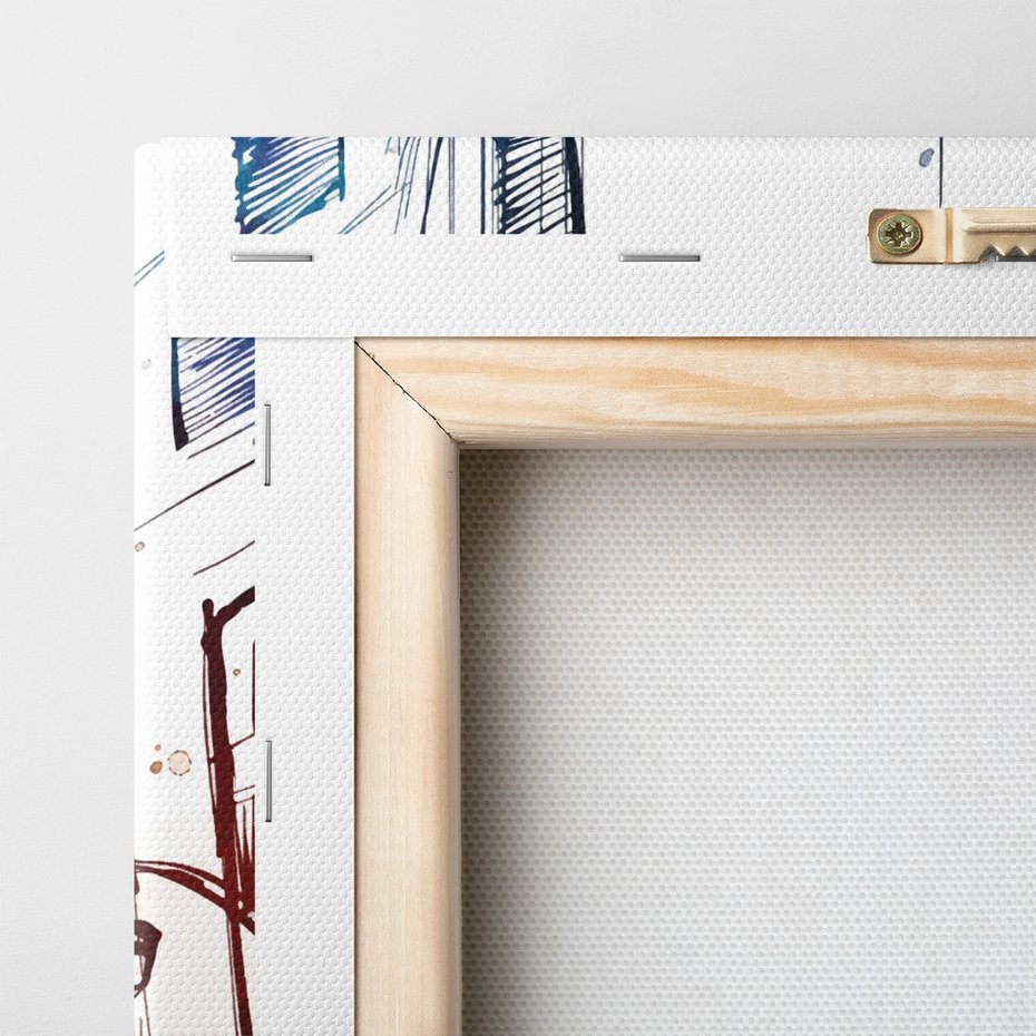 Obraz na płótnie - miasto, ulica, samochody