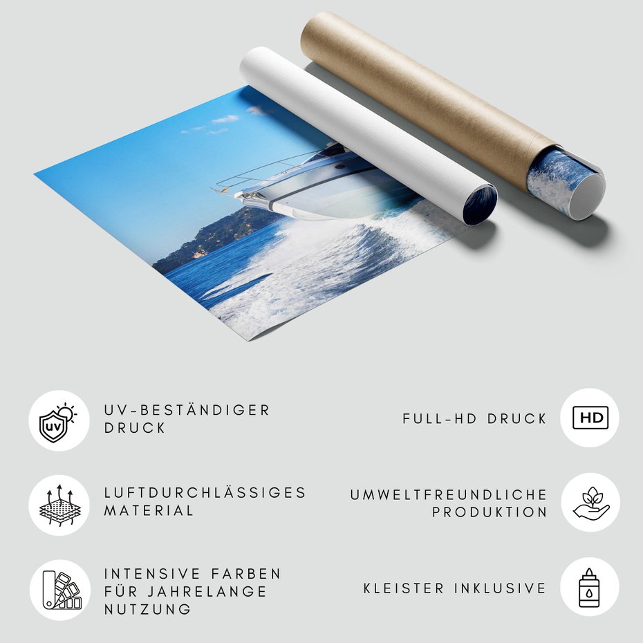 Fototapeta - łódź, morze, woda