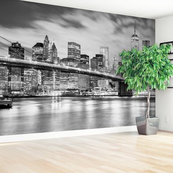 Fototapeta - miasto, most, budynki