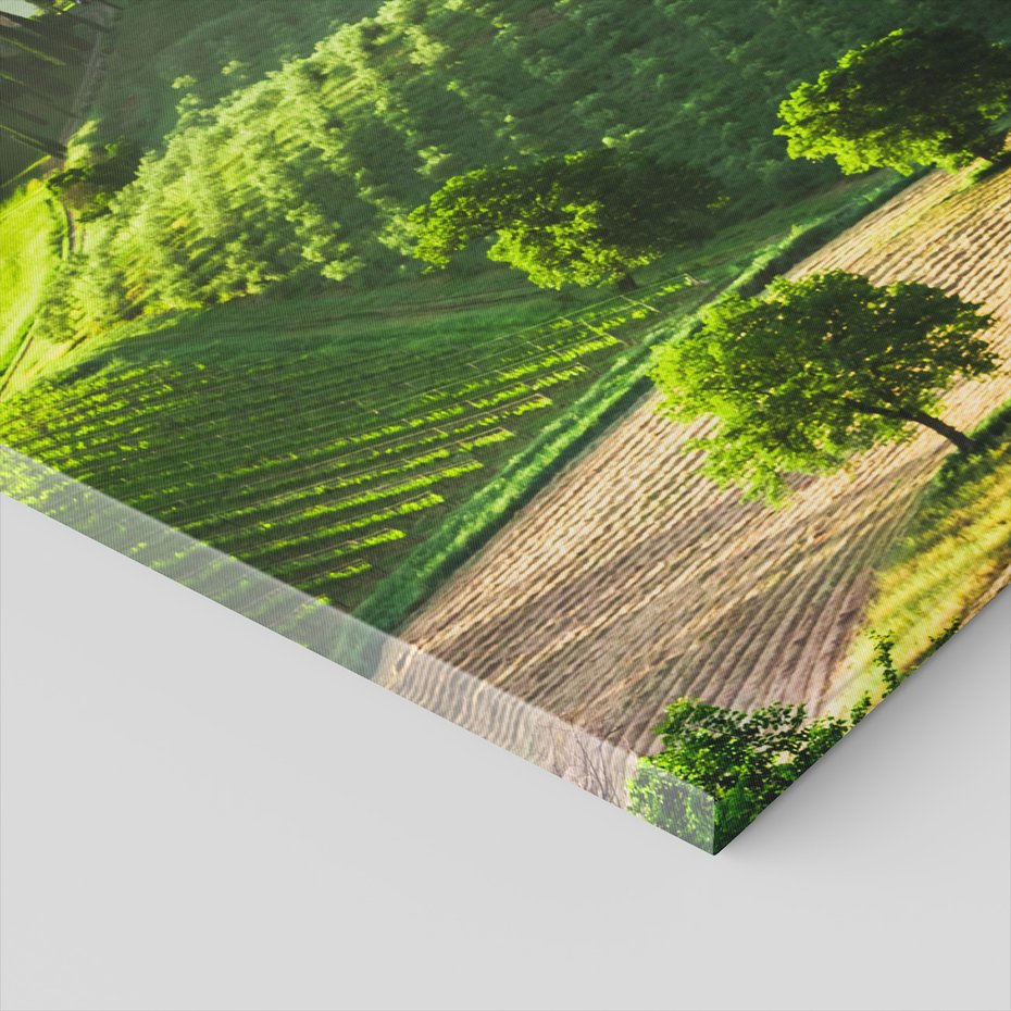 Obraz na płótnie - Toscana, wzgórza, krajobraz