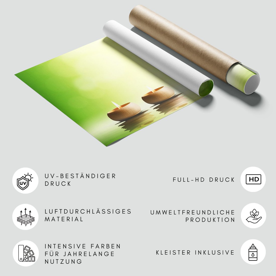 Fototapeta - bambus, świece, relaks