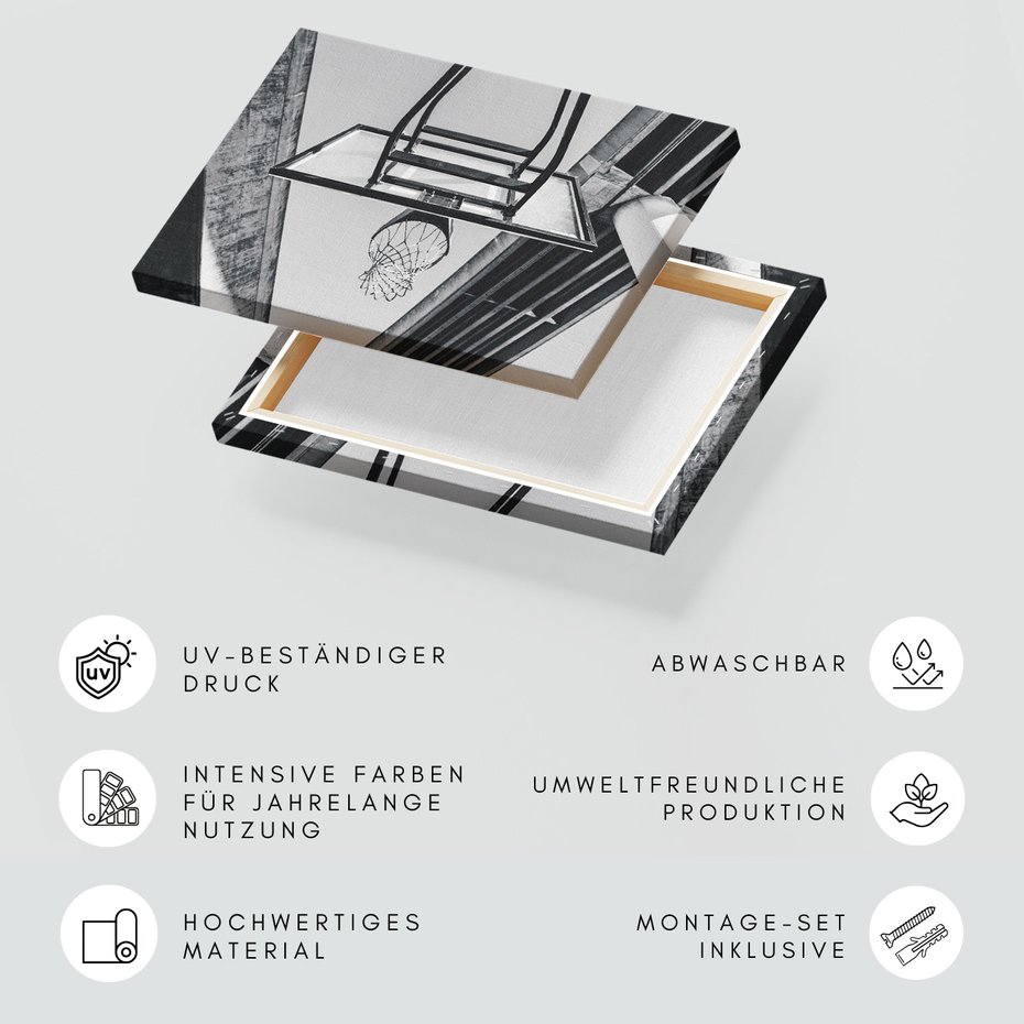 Obraz na płótnie - koszykówka, sport, geometria