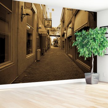 Fototapeta - uliczka, miasto, budynki