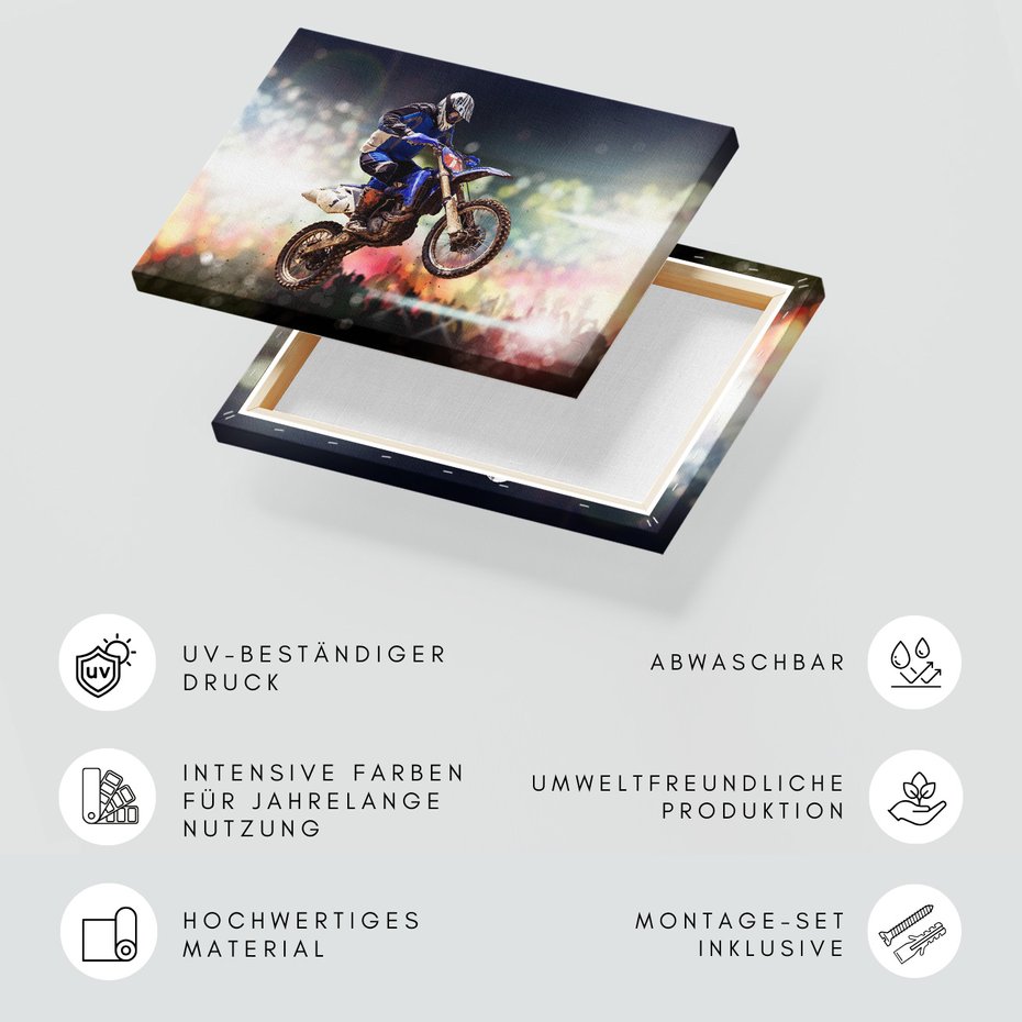 Obraz na płótnie - motocross, sport, wyczynowy