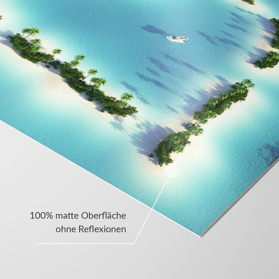 Fototapeta - wyspa, morze, serce