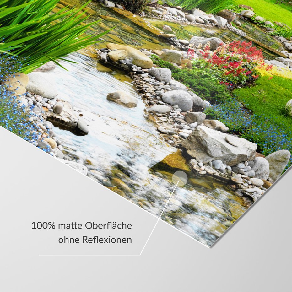 Fototapeta - strumień, ogród, natura