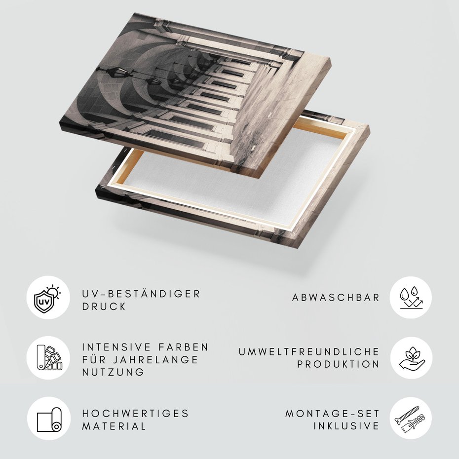 Obraz na płótnie - architektura, kolumny, budynek