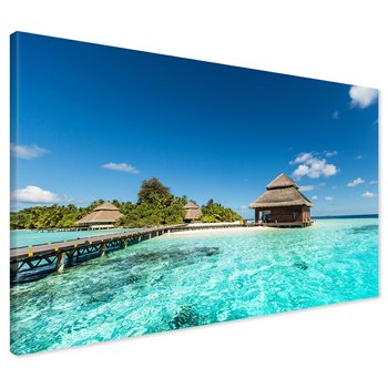 Obraz na płótnie - plaża, morze, turkus