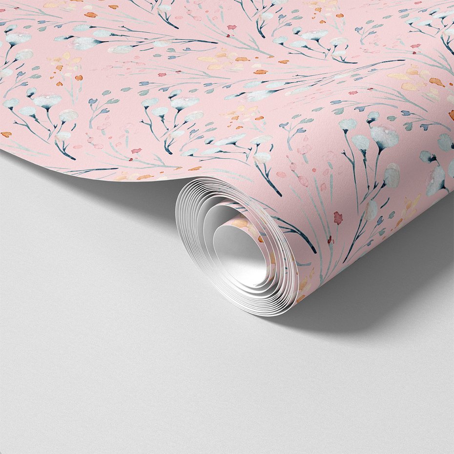 Tapeta - gałązki, pąki, tło