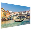 Obraz na płótnie - Wenecja, most, gondola