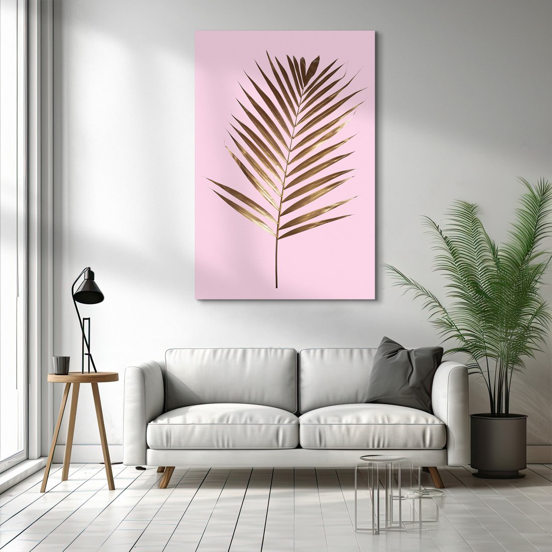 Obraz na płótnie - liść, złoty, roślina