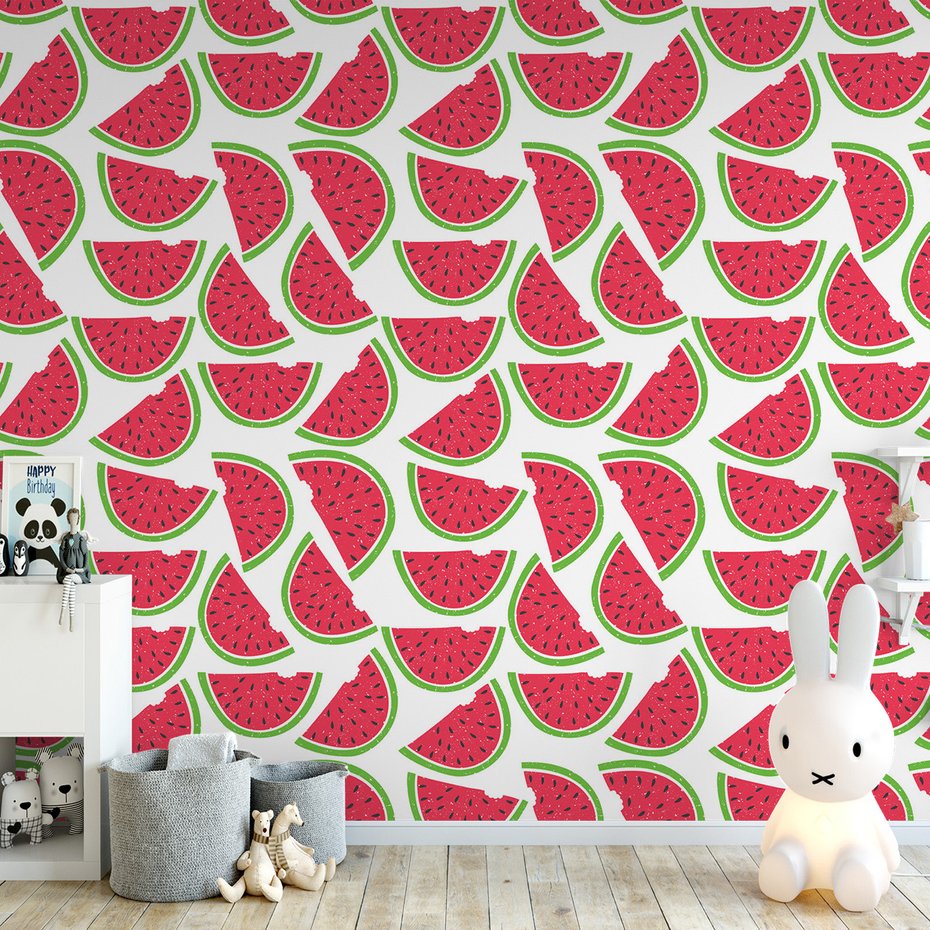 Tapeta - arbuz, lato, owoc