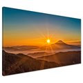 Obraz na płótnie - góry, wschód słońca, krajobraz