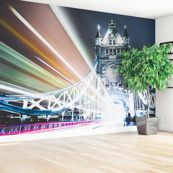 Fototapeta - most, miasto, noc