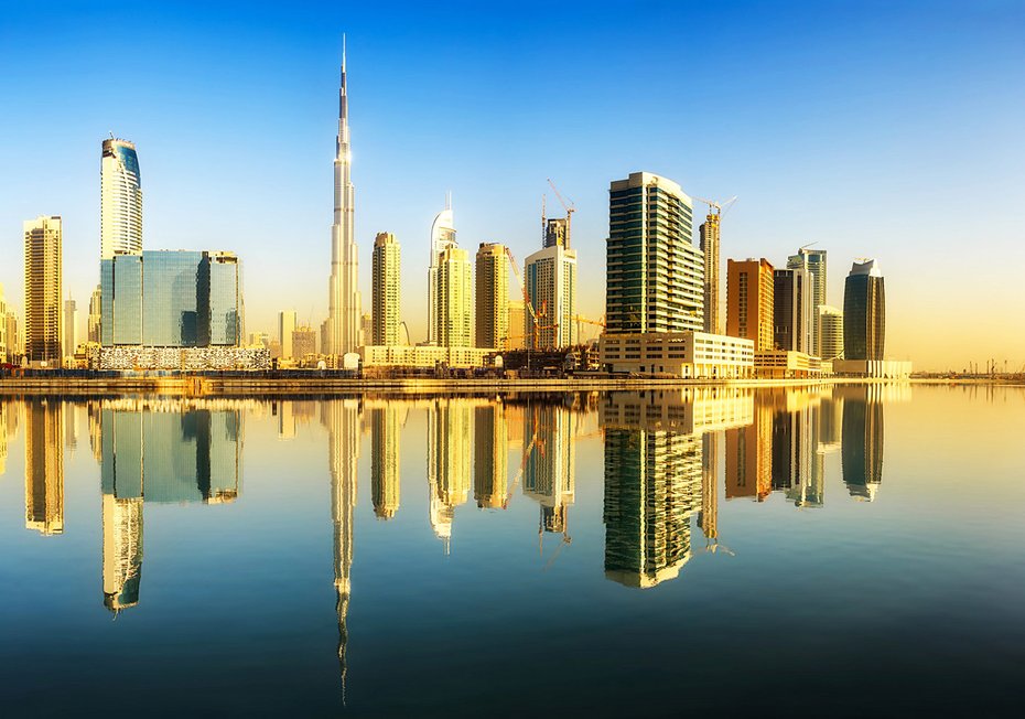 Fototapeta - dubai, miasto, panorama