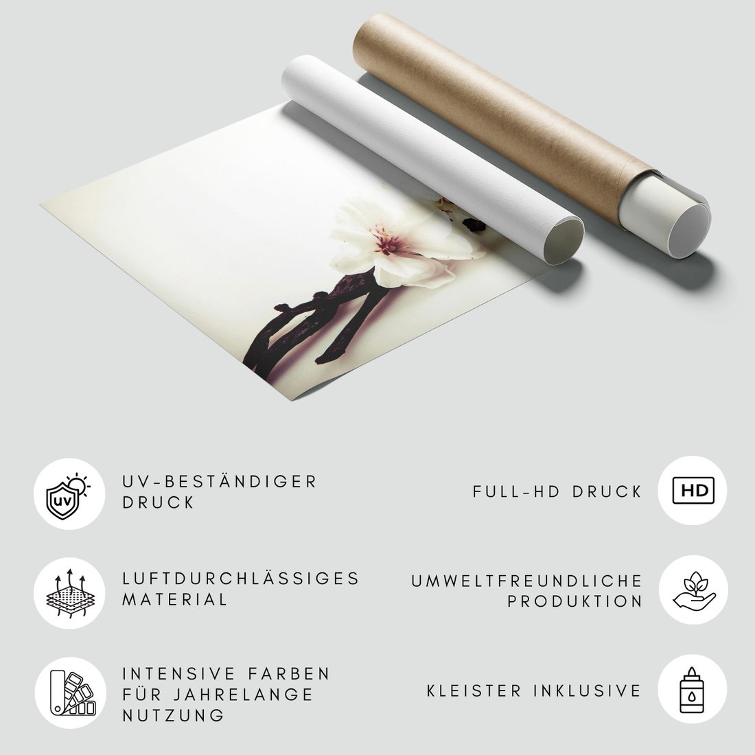 Fototapeta - kwiaty, wanilia, abstrakcja