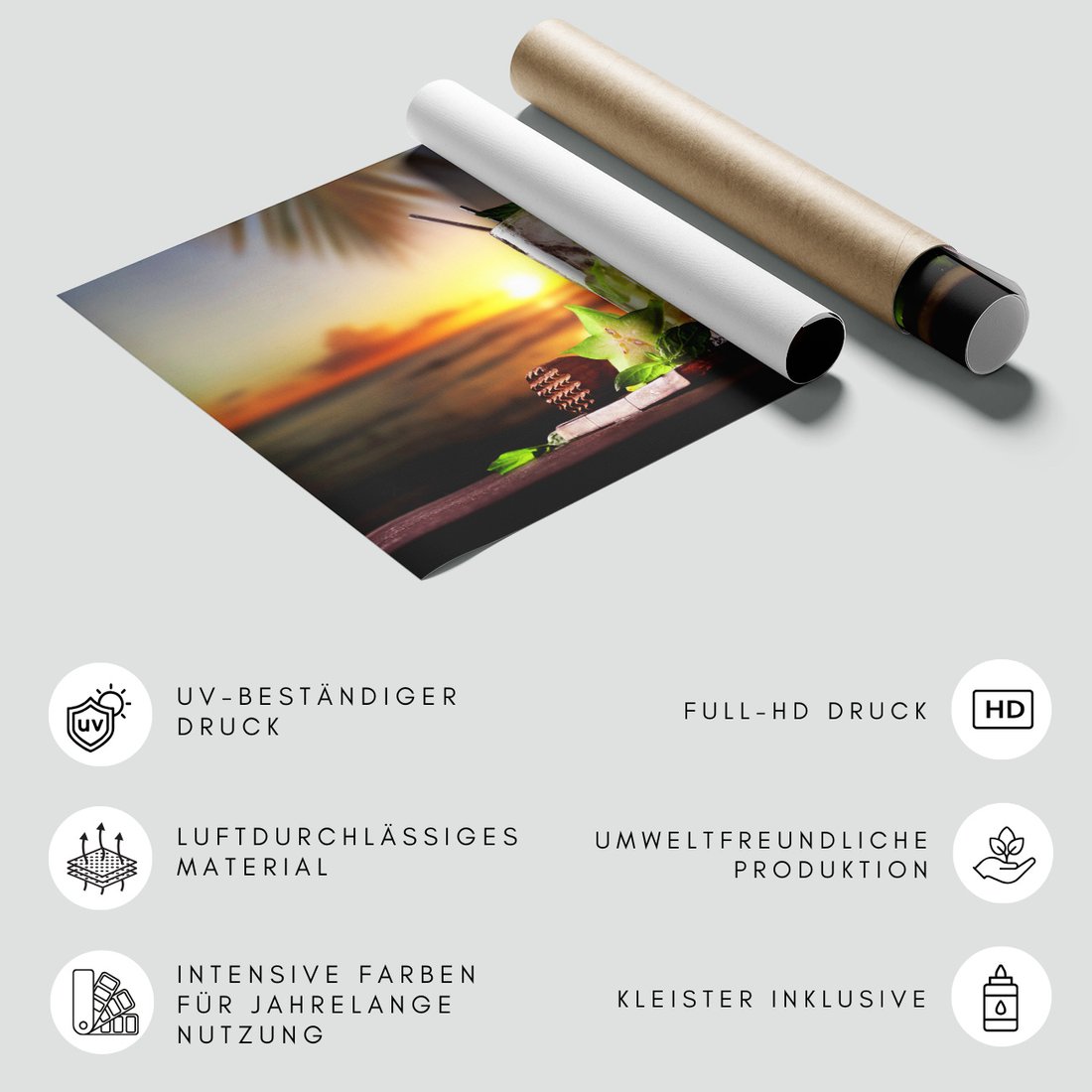 Fototapeta - mojito, drink, plaża