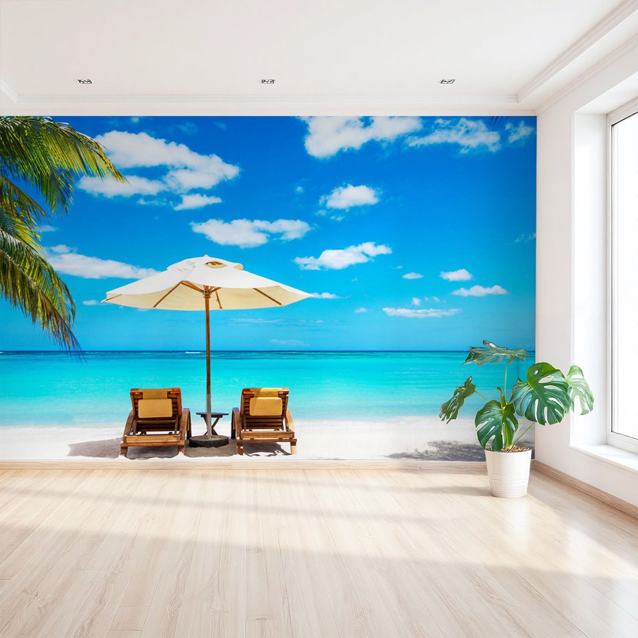 Fototapeta - plaża, morze, relaks