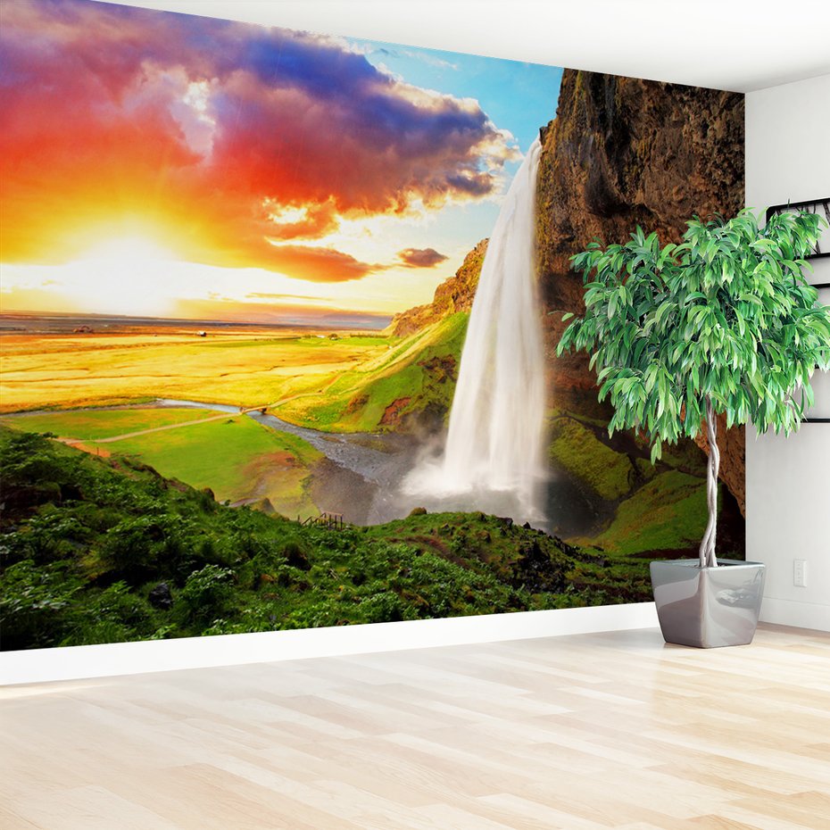 Fototapeta - wodospad, krajobraz, natura