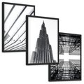 Zestaw obrazy w ramie, plakaty - architektura,budynek,struktura - rama czarna
